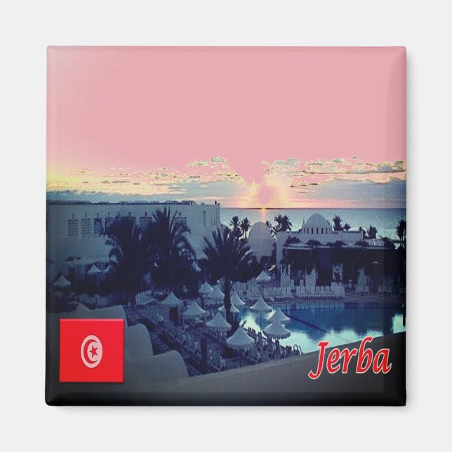 zTN006 DJERBA, Tunisia, Africa, Fridge Magnet (Front)