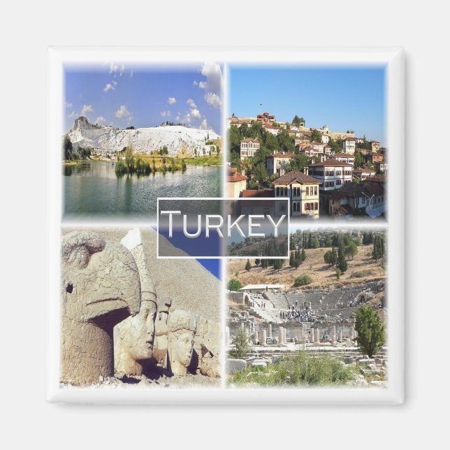 zTR004 Turkey, Europe, Fridge Magnet (Front)