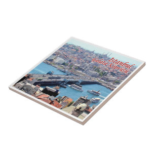 zTR016 ISTANBUL GALATA BRIDGE, Turkey, Ceramic Tile