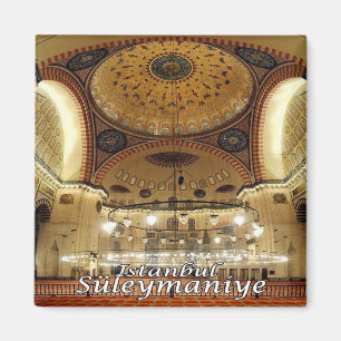 zTR017 BASILICA SULEIMAN, Istanbul, Turkey, Fridge Magnet