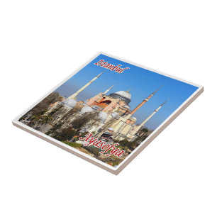 zTR018 BASILICA SAINT SOPHIA, Istanbul, Turkey Ceramic Tile