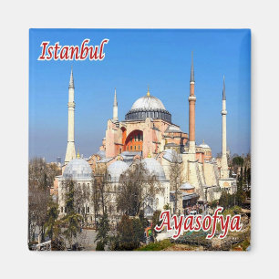 zTR018 BASILICA SAINT SOPHIA, Istanbul, Turkey Magnet