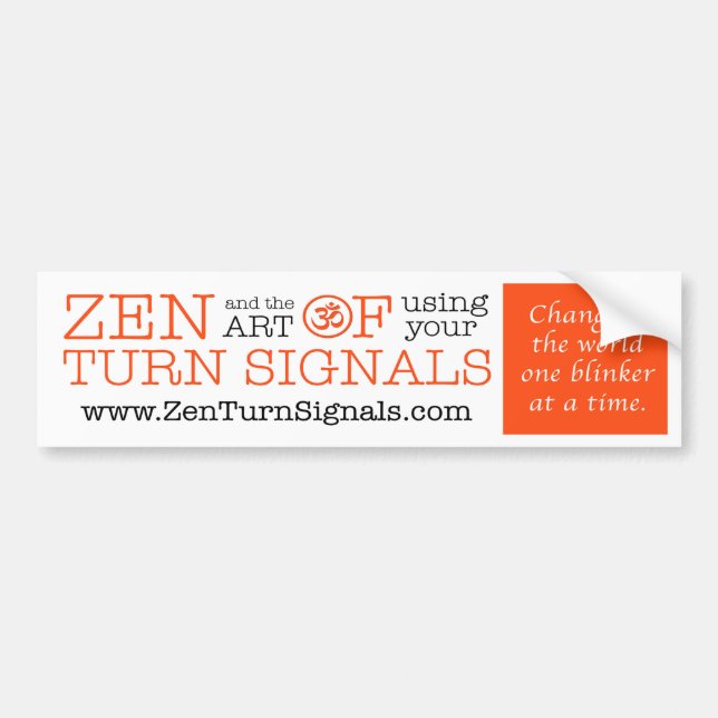 ZTS Bumper Sticker (3" x 11") (Front)