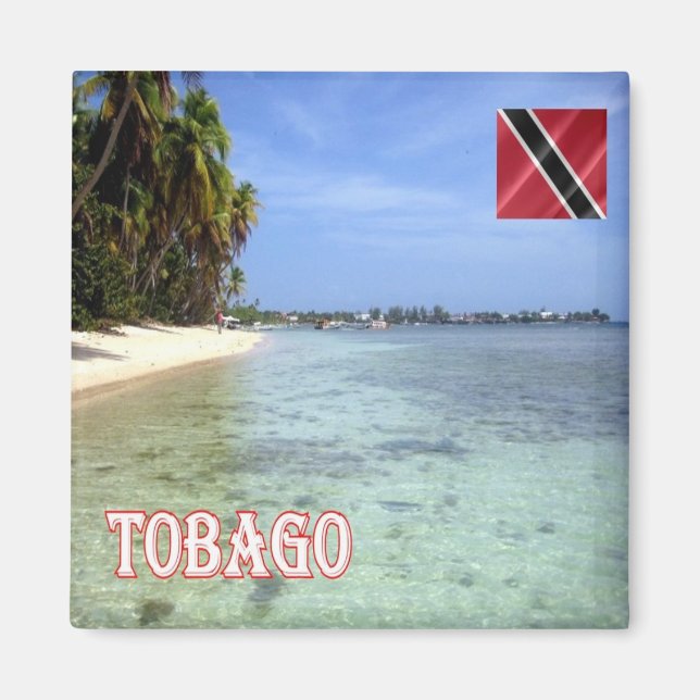 zTT008 TOBAGO, Trinidad and Tobago, Fridge Magnet (Front)