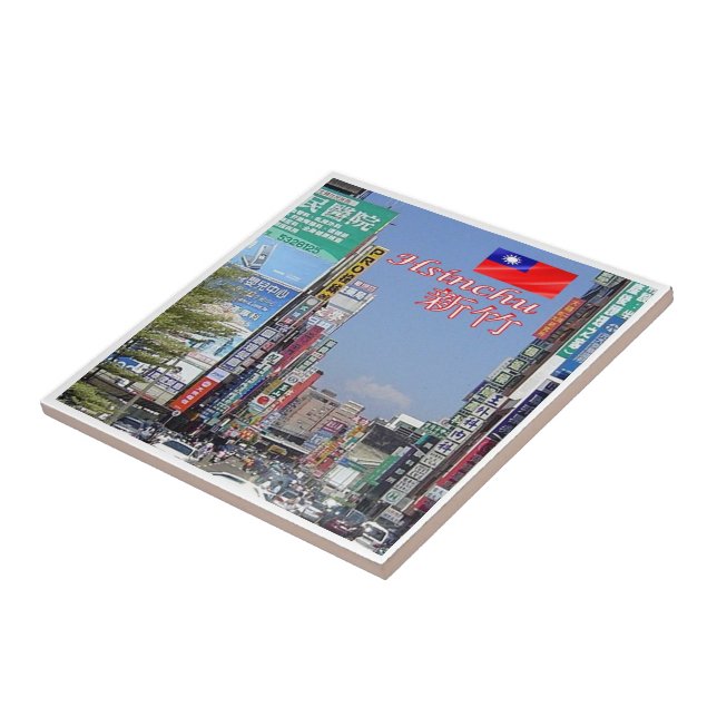 zTW003 HSINCHU, Taiwan Formosa, Ceramic Tile (Side)