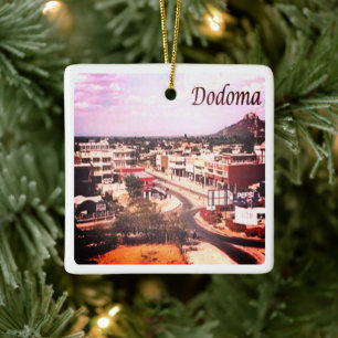 zTZ003 DODOMA, Tanzania, Africa, Ceramic Ornament