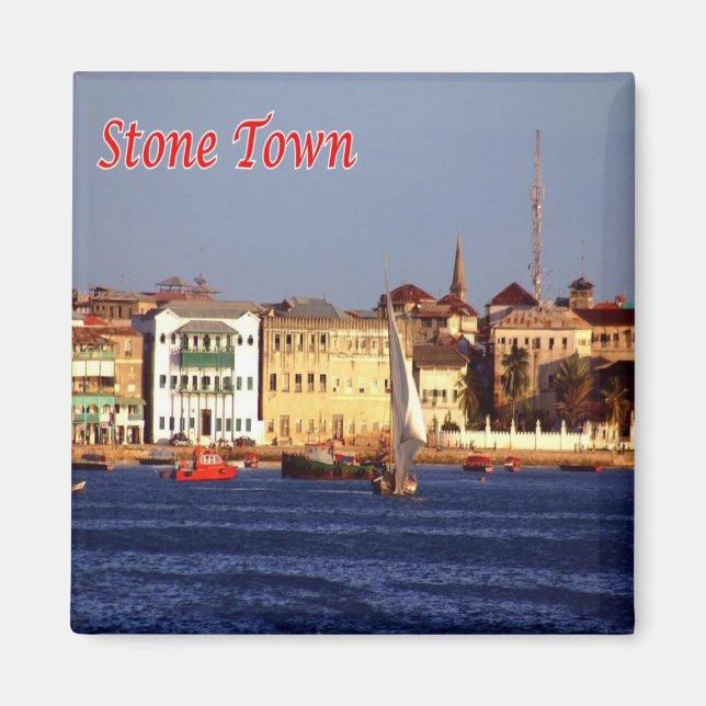 zTZ005 STONE TOWN, Tanzania, Africa, Fridge Magnet (Front)