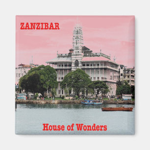 zTZ008 ZANZIBAR, House of Wonders,Tanzania, Fridge Magnet
