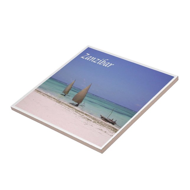 zTZ015 ZANZIBAR, Tanzania, Africa, Ceramic Tile (Side)