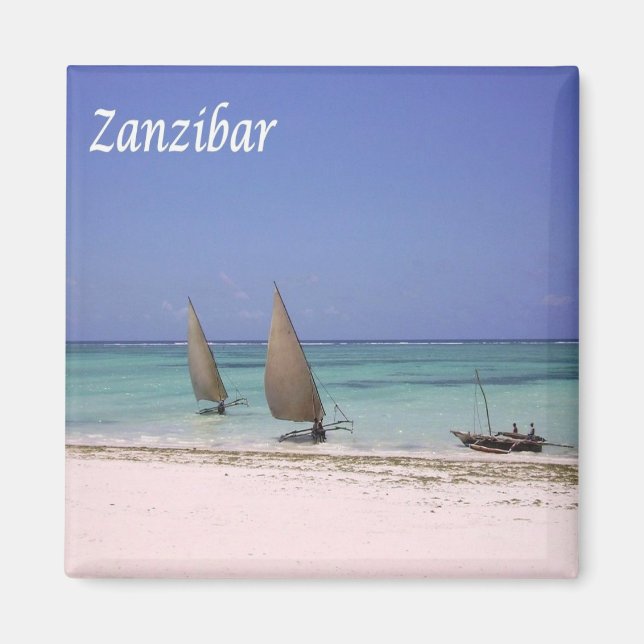zTZ015 ZANZIBAR, Tanzania, Africa, Fridge Magnet (Front)