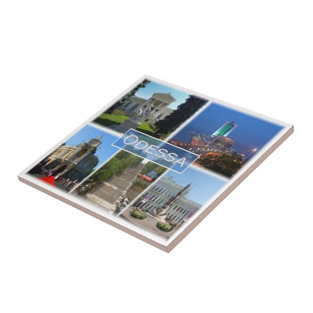 zUA004 ODESSA, Ukraine, Europe, Ceramic Tile (Side)