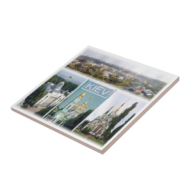 zUA006 KIEV, Ukraine, Europe, Ceramic Tile (Side)