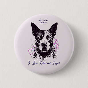 ZuBella I Love Bella and Zuzu! 6 Cm Round Badge