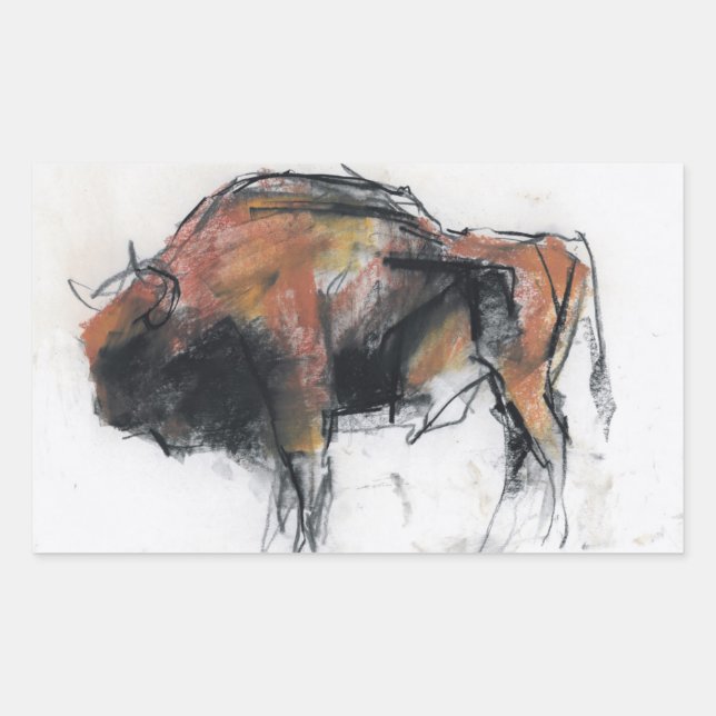 Zubre Bialowieza Rectangular Sticker (Front)