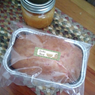 Zucchini Bread Label Return Address Label