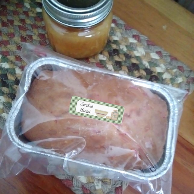 Zucchini Bread Label Return Address Label (Creator Uploaded)