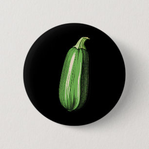 Zucchini Lazy Easy Funny Matching Halloween Costum 6 Cm Round Badge