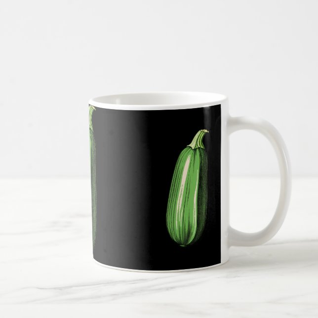 Zucchini Lazy Easy Funny Matching Halloween Costum Coffee Mug (Right)