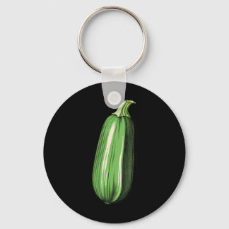 Zucchini Lazy Easy Funny Matching Halloween Costum Key Ring