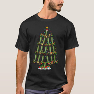 Zucchini Lights Xmas Santa Zucchini Christmas Tr T-Shirt