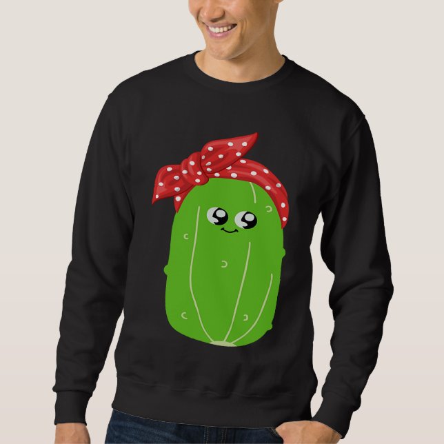 Zucchini Mom Vegetable Mothers' Day Gardener Sweatshirt (Front)