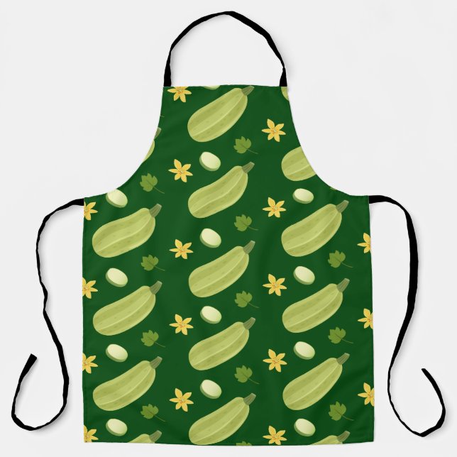 Zucchini Pattern 7 Apron (Front)