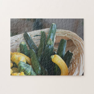 Zucchini Summer Squash Gourds Vegetables Jigsaw Puzzle