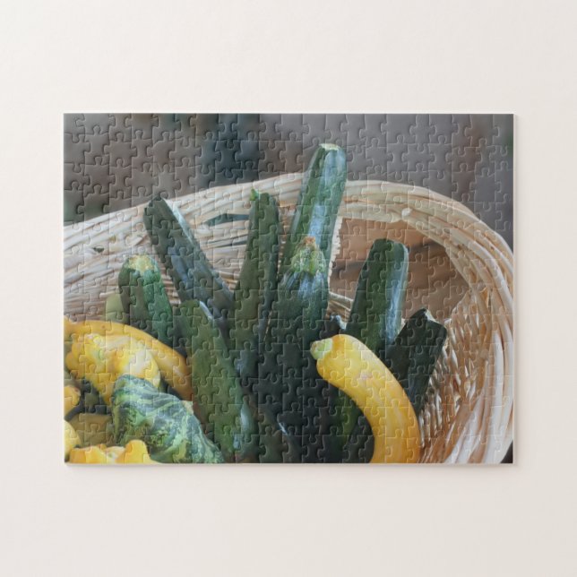 Zucchini Summer Squash Gourds Vegetables  Jigsaw Puzzle (Horizontal)