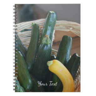 Zucchini Summer Squash Gourds Vegetables Notebook