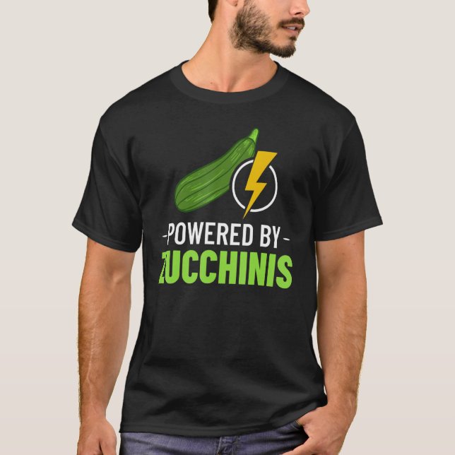 Zucchini Vegetable Bread Fries Noodle Lasagne Plan T-Shirt (Front)