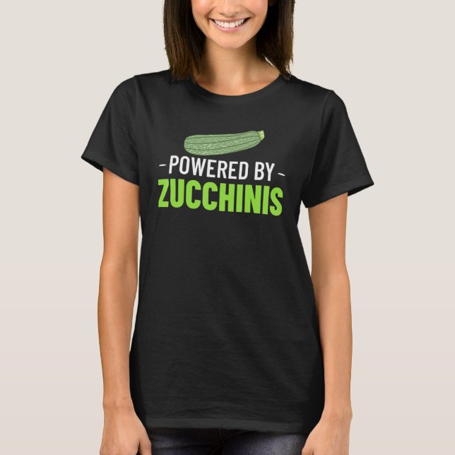 Zucchini Vegetable Bread Fries Noodle Lasagne Plan T-Shirt (Front)