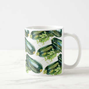 Zucchini Vegetables Zucchini Vegetable Vegetarian Coffee Mug