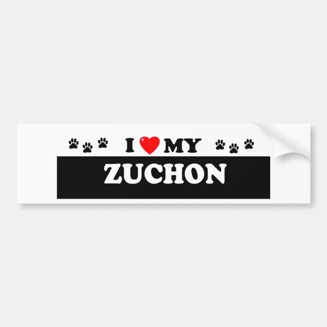 ZUCHON BUMPER STICKER (Front)