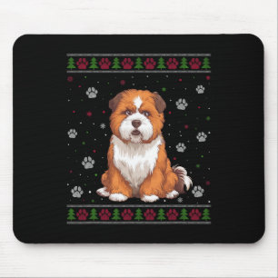 Zuchon Christmas Sweater Xmas Pet Animal Dog Lover Mouse Pad