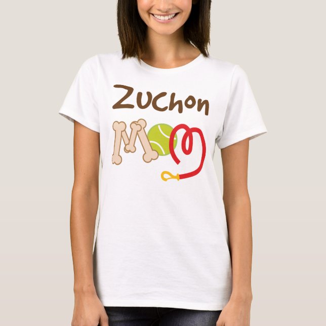 Zuchon Dog Breed Mum Gift T-Shirt (Front)