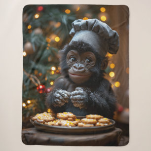 Zuckerbäcker Gorilla Sherpa Blanket
