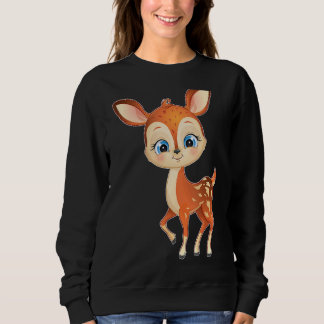 Zuckersüßer Baby Rehkitz Sweatshirt