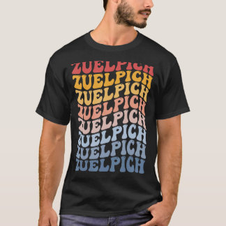 Zuelpich City Groovy Retro T-Shirt