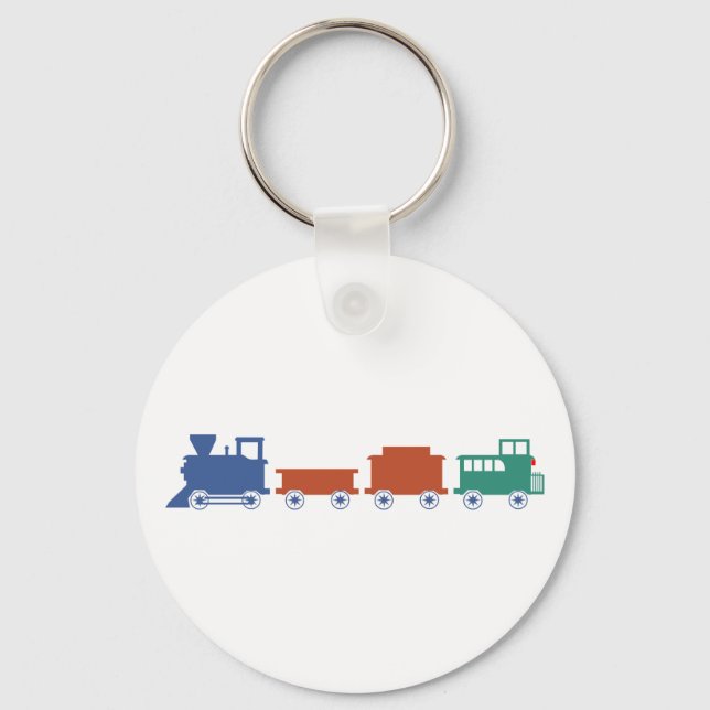 Zug Eisenbahn train railway Key Ring (Front)