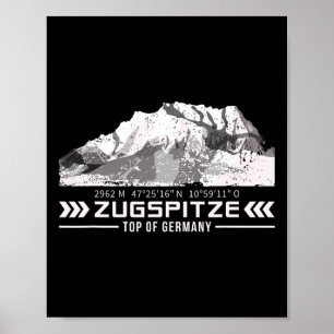 Zugspitze Alps Wetterstein Mountains Hiking Climbi Poster