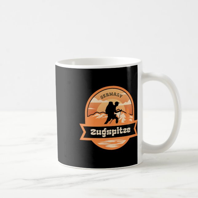 Zugspitze Climbing Germany Alps Mountains Tyrol Hi Coffee Mug (Right)