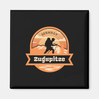 Zugspitze Climbing Germany Alps Mountains Tyrol Hi Magnet
