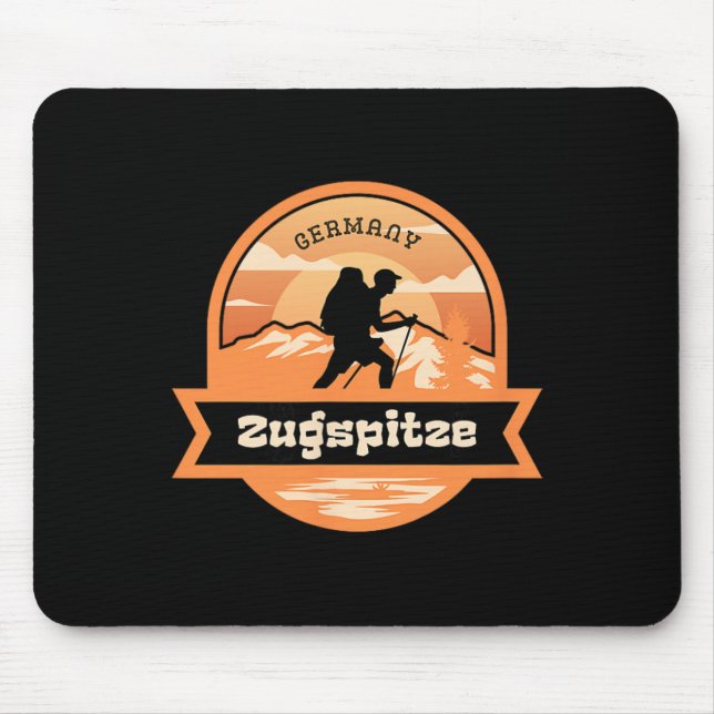 Zugspitze Climbing Germany Alps Mountains Tyrol Hi Mouse Pad (Front)
