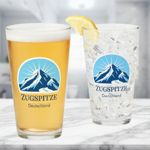 Zugspitze Germany mountain Ski resort beer glass