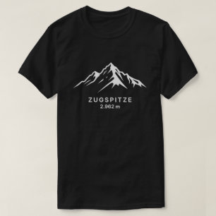 Zugspitze Mountain Summit Outline T-Shirt