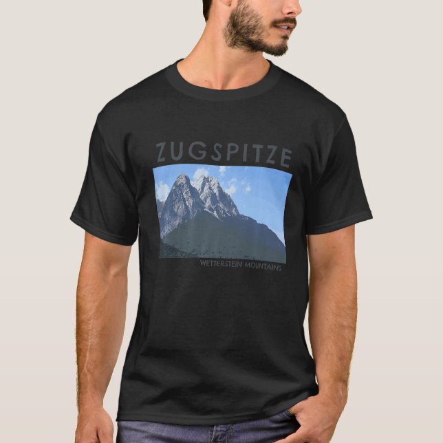 Zugspitze Peak Germany Mountain T-Shirt (Front)