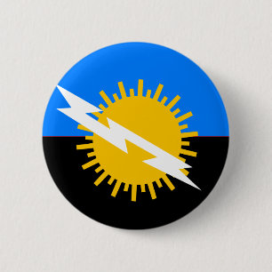 Zulia, Venezuela flag 6 Cm Round Badge