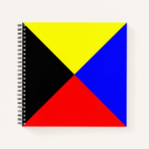 Zulu ICS Maritime Signal Flag Notebook