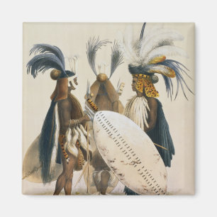 Zulu Soldiers of King Panda's Army, plate 20 from Magnet