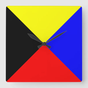 ZULU SQUARE WALL CLOCK